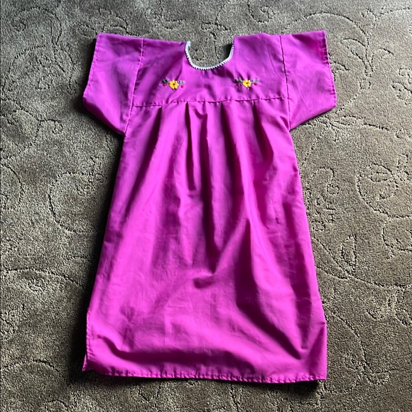 Mexican Embroidered Dress - Picture 2 of 3